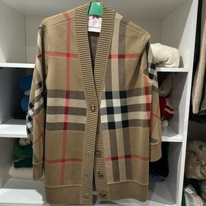 burberry cardigan